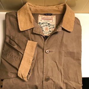 Tommy Hilfiger men’s antique denim trench coat